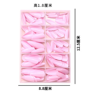 Haute qualité 120-Boxed Press-On <span class=keywords><strong>ongles</strong></span> conseils doux <span class=keywords><strong>couleur</strong></span> unie conception française demi-<span class=keywords><strong>faux</strong></span> <span class=keywords><strong>ongles</strong></span> <span class=keywords><strong>pour</strong></span> les doigts <span class=keywords><strong>ongles</strong></span> artificiels - Product Image 5