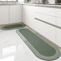 Tapis de sol en caoutchouc de 3,5 mm, à séchage rapide, absorbant l'eau, antidérapant, réutilisable, résistant aux taches, facile d'entretien