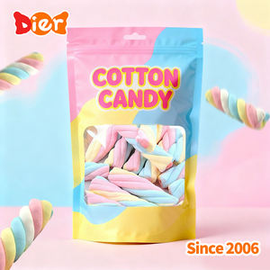 Bonbons <span class=keywords><strong>en</strong></span> gros, étiquette privée personnalisée, mini guimauves torsadées <span class=keywords><strong>en</strong></span> vrac, bonbons sucrés halal, bonbons <span class=keywords><strong>en</strong></span> coton assortis aux saveurs de fruits, ODM/OEM - Product Image 4