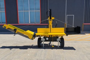<span class=keywords><strong>Fendeuse</strong></span> de bûches verticale à moteur essence Kohler 14 CV de qualité commerciale avec prise de force hydraulique, convoyeur de sortie de 3,2 m et table de production - Product Image 6
