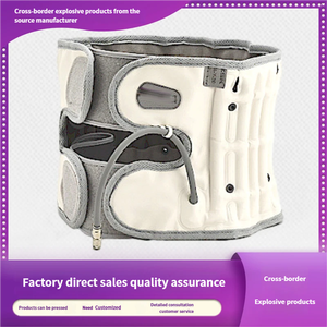 Ceinture de soutien lombaire à traction d'air, nouvelle génération, en tissu respirant en coton, à faible température, pour la colonne vertébrale et la taille - Product Image 6