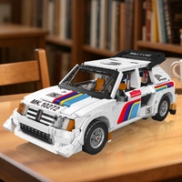 MOULD KING 10272 EVO2 Voiture de rallye classique, blocs de construction, jouets de puzzle, modèle de véhicule de course, ensembles de briques MOC pour adultes, cadeau de Noël