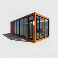 Maison de conteneur détachable de conception moderne Maison de conteneur 20 pieds Conteneur Shop Mall Cafe Store Utilisation