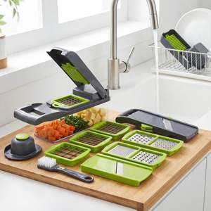 High Quality FBA Free 16-in-1 <b>Vegetable</b> Chopper Multi-Function Onion Carrot <b>Cutter</b> Veggie <b>Slicer</b> <b>Vegetable</b> <b>Cutter</b> - Product Image 6