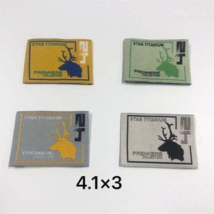 Tùy chỉnh Cổ Dệt nhãn, may dệt labelgarment tùy chỉnh thiết kế thương hiệu t Áo sơ mi cổ áo kích thước cổ tag nhãn - Product Image 4