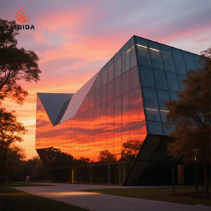 Coût du verre en aluminium à double vitrage, système de murs rideaux-<span class=keywords><strong>Rénovation</strong></span> de bureaux Prix par mètre carré - Product Image 5