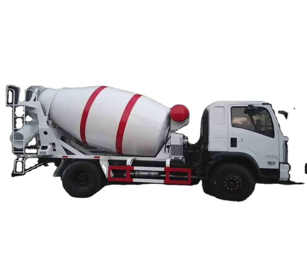 FOTON 콘크리트 믹서 트럭 펌프 4m3 공장 가격