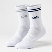Chaussettes de course personnalisées avec logo, chaussettes athlétiques respirantes avec soutien de la voûte plantaire, OEM ODM