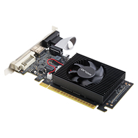 Carte graphique Geforce GT610 710 2GD DDR3 64BIT Cartes GPU Uefi VGA DVI HD pour PC de jeu de bureau Carte graphique indépendante