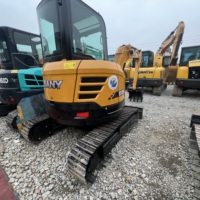 Miniexcavadora Sany SY35U de 3.5 Toneladas en Venta, Excavadora Usada con Motor Yanmar Original, Pocas Horas de Trabajo, Disponible en Stock