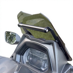 Compatible avec Yamaha NMAX 2025-2026, améliore le look avant au style TMAX, support d'extension pour la navigation par téléphone - Product Image 2