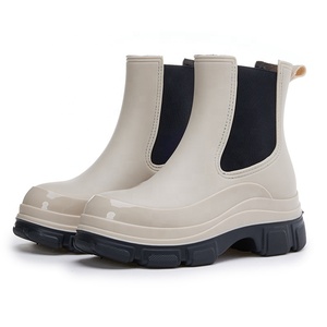Fashion Women Ankle Rain <strong>Boots</strong> to Keep Warm PVC Ladies Slip-on <strong>Snow</strong> <strong>Boots</strong> <strong>Waterproof</strong> Walking Sandals Hunting PVC <strong>Boots</strong> - Product Image 5