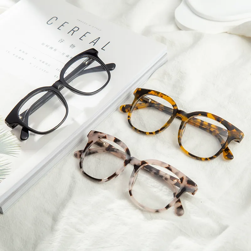 Manufacturers Direct Sales Acetate Frame Eyeglasses Wholesale New Fashion Eyewear Acetate Optical Frame Glasses