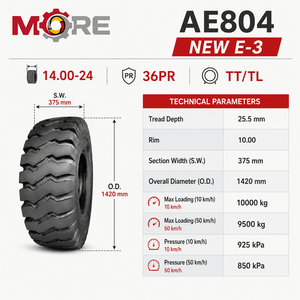 Pneu de nivellement routier haut de gamme, résistant à l'usure, pneu OTR à châssis renforcé, pneu pour engins de chantier - Product Image 3