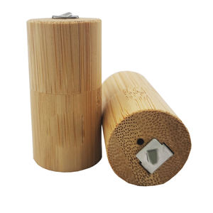 Di alta qualità a forma di dente filo interdentale cerato in fibra di mais con custodia di bambù materiale di carbone - Product Image 2