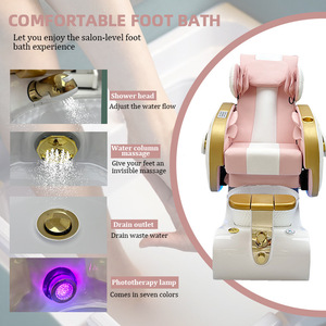 Spa Chair Nail Salon Equipment Modern Electric Touch Massage Pedicure Chair Luxury whirlpool Foot Care Bath Chair - Product Image 6