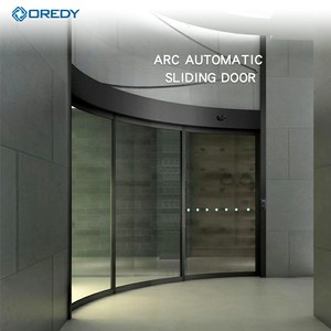 Oredy phong cách thiết kế hiện đại kính cong trượt tự động vận hành với DC24V 100W dunkermotoren - Product Image 5