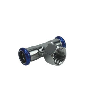 Chất lượng cao <span class=keywords><strong>m</strong></span> loại V loại 304 316L thép không gỉ áp lực cao nữ chủ đề kết thúc đánh bóng Báo Chí phù hợp TEE phụ kiện đường ống - Product Image 3