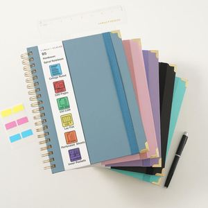 Offre Spéciale – Carnet à spirale A4/B5 en PP, logo imprimé UV, couleur personnalisée, haute qualité, à feuilles mobiles, pour étudiants - Product Image 4