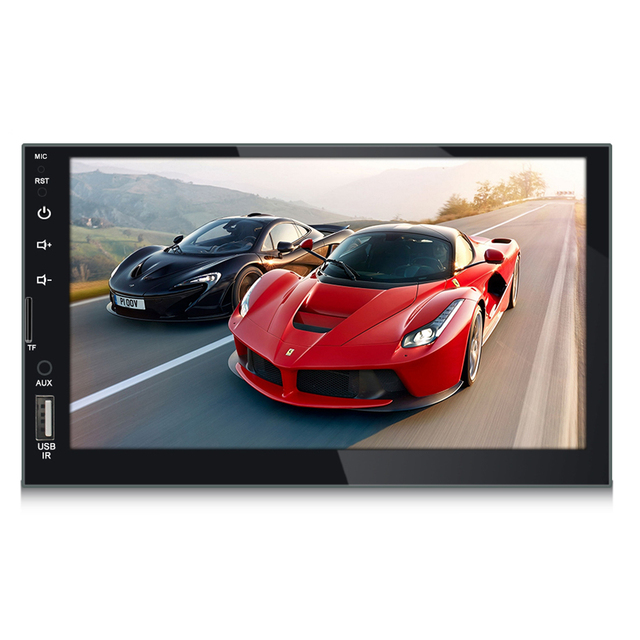 High Definition 1080P Capacitive Full Touch Screen Car Mp4 Mp5 Player BT FM Car Radio Stereo Double Din 7 Inch