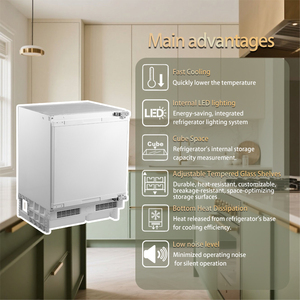 /Magazzino affare/MSL110BU sotto il bancone frigorifero Mini frigo armadietto raffreddamento diretto frigorifero - Product Image 3