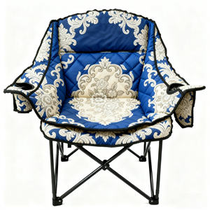 Sillas Plegables de Jardín, Playa, Camping, Pesca y Descanso, Portátiles, Extra Grandes, con Diseño Personalizado de Oriente Medio - Product Image 6