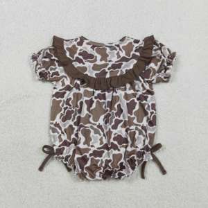 ชุดรอมเปอร์เด็กผู้หญิง RTS Embroidery MAMA'S BESTIE ผ้าฝ้าย 95% ผสมสแปนเด็กซ์ 5% ลายพรางล่าสัตว์ สไตล์ลำลอง สำหรับเด็กแรกเกิด - Product Image 2