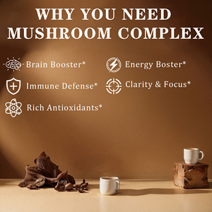 Complejo de Hongos al por Mayor de Fábrica, 60 Porciones, Apoya las Defensas Naturales para Mantener la Salud Diaria con Extracto de Melena de León - Product Image 6