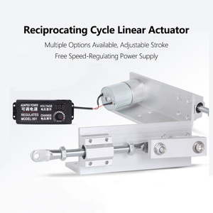 Электрический линейный актуатор с регулируемым ходом 30/50/70 мм, 12 В постоянного тока, телескопический, циклический, для прямолинейного перемещения - Product Image 2