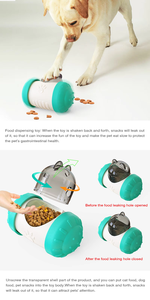 Jouet Distributeur Interactif Durable et Écologique pour Chats et Chiens : Puzzle de Dessin Animé, Distributeur Lent de Friandises, Entraînement à la Mastication et Gobelet Distributeur de Traitement - Product Image 2
