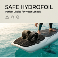 Sangle de pied de planche de surf personnalisable de qualité supérieure, coussinet de traction alvéolé ventilé pour Efoil et Kiteboard, fixations avec amorti de sécurité