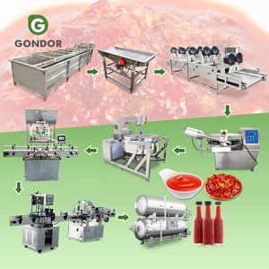 Pepper Chili Sauce Colloid <b>Grinding</b> Complete Manufacturing <b>Paste</b> Jam Puree Make Production Line - Product Image 1