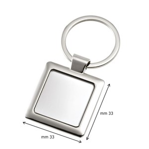 Portachiavi in Acciaio Inossidabile con Doppio Foro 25x25mm, Ideale come Regalo, Porta Monete, Moschettone o Accessorio per Portachiavi Luminoso - Product Image 2