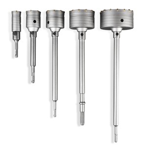 Baolian Diamond Core Drill Bits SDS Plus Set For Concrete Masonry Dry Cooling - Product Image 1