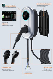 <span class=keywords><strong>New</strong></span> 11Kw type2 nhà EV Trạm Sạc 32A treo tường wallbox sạc AC Nguồn điện - Product Image 2