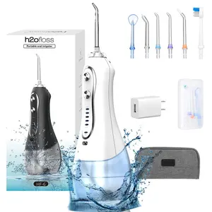 H2ofloss Atualizado 300ml Água sem fio dental flosser Mini portátil jato de água flosser Elétrico Dental Oral irrigador