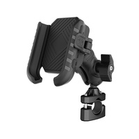 Soporte Antirrobo para Teléfono de Motocicleta, Espejo Retrovisor para Manillar, Antivibración, 720 °