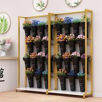 Support d'affichage de bouquet multicouche de support de pot de fleur ultra-étroit avec le réglage de seau pour la fête des mères et les célébrations de Pâques