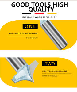 <span class=keywords><strong>Tideway</strong></span> lc0405 גילוף קצת כלי עבודה מעץ ניקוי הנתב קצת כלי חיתוך נתב חותך כרסום - Product Image 3