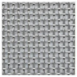 Atacado galvanizado quadrado tecido Wire Mesh/aço inoxidável frisado Wire Mesh