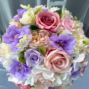 Promesa Nuevos Centros de mesa personalizados Bola de flores artificiales Evento DE BODA Decorativo - Product Image 4