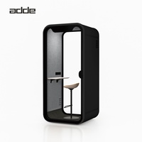 Cabine de bureau mobile insonorisée et protégée à faible bruit, cabine téléphonique modulaire silencieuse