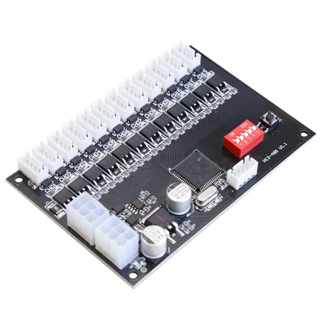 Voung Biometric Access Control Board for Locker Vending Machine RS485 Intelligent Cabinet Locker Control Board
