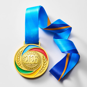 Medallas Deportivas Personalizadas de Aleación de Zinc, Medallas de Maratón, Medallas Creativas Chapadas en Oro para Jardín de Niños, Regalo Duradero - Product Image 3