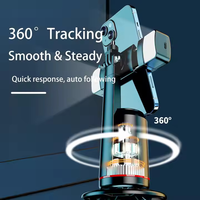 Stabilisateur de cardan en aluminium 360° avec suivi de visage, lampe LED, télécommande et monopode pour photographie, TikTok et diffusion en direct