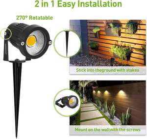 ไฟสนามหญ้า LED แบบเสียบปักดิน 5w 7w 9w 12w สำหรับสวน ลานบ้าน ทางเดิน ทางรถวิ่ง ขายส่ง - Product Image 2