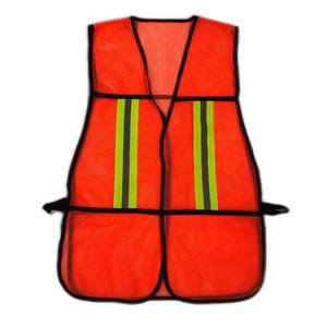 เสื้อกั๊กนิรภัยแบบตาข่ายสะท้อนแสงสูงสำหรับงานก่อสร้าง พร้อมโลโก้ ขายส่งเสื้อผ้า - Product Image 1