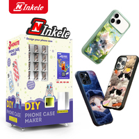 Máquina de Impresión de Carcasas de Teléfono INKELE, Personalizable, OEM, ODM, Máquina Expendedora de Carcasas de Teléfono para Campus