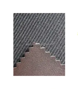 Brown color velvet lambskin leather for shoes making