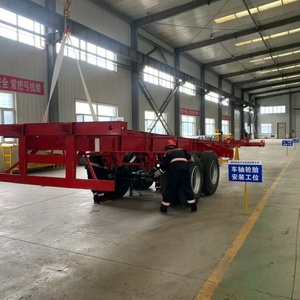 Semirremolque Esqueleto <span class=keywords><strong>para</strong></span> Contenedores de 13 m, Chasis de Remolque de 3 Ejes <span class=keywords><strong>para</strong></span> Transporte de Contenedores de 20 y 40 pies - Product Image 2